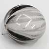 Spray-Painted Acrylic Beads, Flat Round 18mm Hole:2.5mm, Sold by Bag