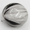 Spray-Painted Acrylic Beads, Flat Round 12mm Hole:2mm, Sold by Bag