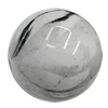 Spray-Painted Acrylic Beads, Round 10mm Hole:2.5mm, Sold by Bag