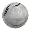 Spray-Painted Acrylic Beads, Round 12mm Hole:2.5mm, Sold by Bag