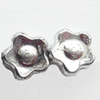 Electroplate Plastic Beads, Flower, 3.5x6mm, Hole:Approx 1mm, Sold by Bag