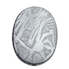 Crapy Exterior Acrylic Beads, Flat Oval 33x25mm Hole:2mm, Sold by Bag