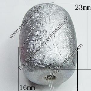 Crapy Exterior Acrylic Beads, Oval 23x16mm Hole:3.5mm, Sold by Bag