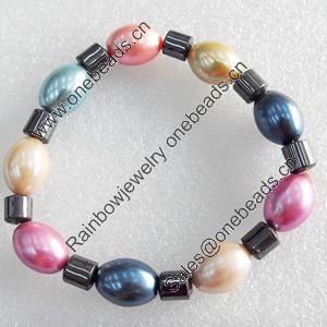 Nonmagnetic Bracelet, width Approx:10mm, Length Approx:7.1-inch, Sold by Strand