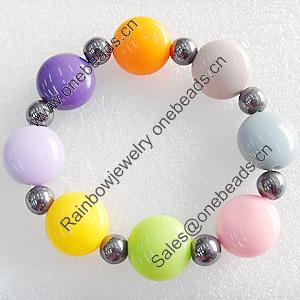 Nonmagnetic Bracelet, width Approx:17mm, Length Approx:6.7-inch, Sold by Strand