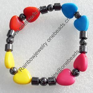 Nonmagnetic Bracelet, width Approx:13mm, Length Approx:7.1-inch, Sold by Strand