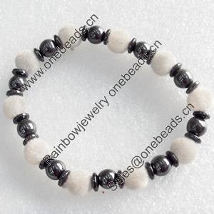 Nonmagnetic Bracelet, width Approx:8mm, Length Approx:7.1-inch, Sold by Strand