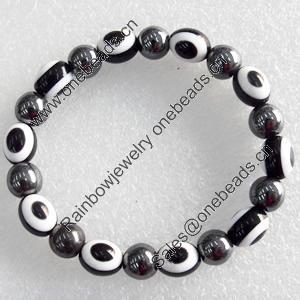 Nonmagnetic Bracelet, width Approx:8mm, Length Approx:6.3-inch, Sold by Strand