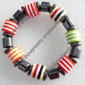 Nonmagnetic Bracelet, width Approx:11mm, Length Approx:6.7-inch, Sold by Strand