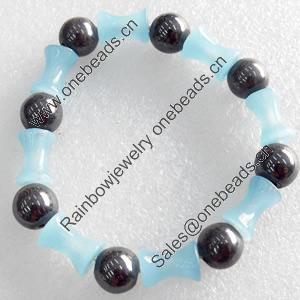 Magnetic Bracelet, width Approx:10mm, Length Approx:7.1-inch, Sold by Strand