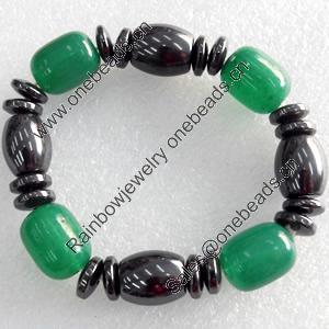 Magnetic Bracelet, width Approx:12mm, Length Approx:7.5-inch, Sold by Strand