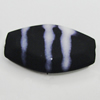 Spray-Painted Acrylic Beads, 28x16mm Hole:2mm, Sold by Bag