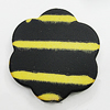 Spray-Painted Acrylic Beads, Flower 37mm Hole:2.5mm, Sold by Bag