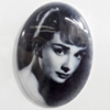 Resin Cabochons, No-Hole Jewelry findings, 38x53mm, Sold by PC