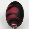 Spray-Painted Acrylic Beads, Oval 22x15mm Hole:3mm, Sold by Bag