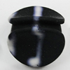 Spray-Painted Acrylic Beads, 17mm Hole:2mm, Sold by Bag