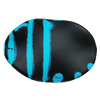 Spray-Painted Acrylic Beads, Twist Flat Oval 45x31mm Hole:2mm, Sold by Bag