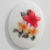 Resin Cabochons, No-Hole Jewelry findings, 38x53mm, Sold by PC