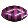 Spray-Painted Acrylic Beads, Flat Oval 50x33mm Hole:2mm, Sold by Bag