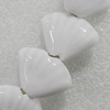 Ceramics Beads, Sectory 23x18mm Hole:3mm, Sold by Bag