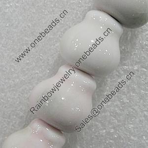 Ceramics Beads, 17x17mm Hole:2m, Sold by Bag