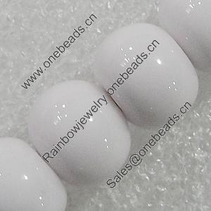 Ceramics Beads, Round 11mm Hole:2mm, Sold by Bag