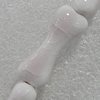 Ceramics Beads, Bone 35x14mm Hole:3mm, Sold by Bag