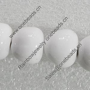 Ceramics Beads, 17x14mm Hole:2.5mm, Sold by Bag