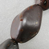 Ceramics Beads, Twist Oval 34x20mm Hole:5mm, Sold by Bag