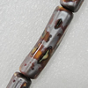 Ceramics Beads, Tube 41x12mm Hole:2mm, Sold by Bag