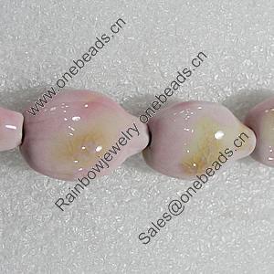 Ceramics Beads, 26x18mm Hole:3mm, Sold by Bag