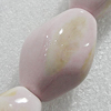 Ceramics Beads, Twist Oval 34x20mm Hole:4.5mm, Sold by Bag