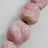 Ceramics Beads, Nugget 27x26mm Hole:3.5mm, Sold by Bag