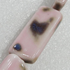 Ceramics Beads, Rectangle 35x15mm Hole:2mm, Sold by Bag