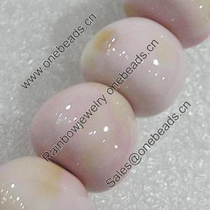 Ceramics Beads, 18x15mm Hole:2mm, Sold by Bag
