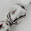 Ceramics Beads, 33x26mm Hole:3.5mm, Sold by Bag