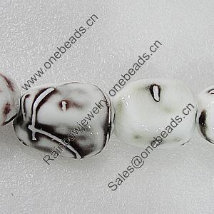 Ceramics Beads, 33x26mm Hole:3.5mm, Sold by Bag