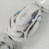 Ceramics Beads, 31x23mm Hole:3mm, Sold by Bag