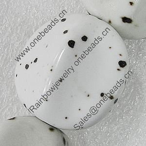 Ceramics Beads, 31x31mm Hole:4mm, Sold by Bag