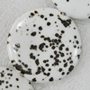 Ceramics Beads, Flat Round 38mm Hole:2.5mm, Sold by Bag