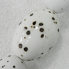 Ceramics Beads, Oval 34x24mm Hole:3.5mm, Sold by Bag