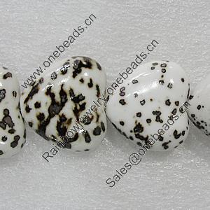 Ceramics Beads, Heart 28x25mm Hole:2.5mm, Sold by Bag