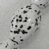 Ceramics Beads, Twist Oval 33x21mm Hole:5mm, Sold by Bag