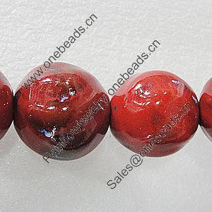 Ceramics Beads, 28mm Hole:4.5mm, Sold by Bag