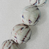 Ceramics Beads, Round 30mm Hole:5mm, Sold by Bag