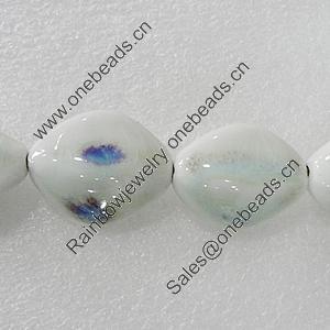Ceramics Beads, 30x24mm Hole:2.5mm, Sold by Bag