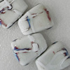 Ceramics Beads, Trapezia 31x25mm Hole:4mm, Sold by Bag