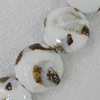 Ceramics Beads, Flat Round 30mm Hole:2.5mm, Sold by Bag