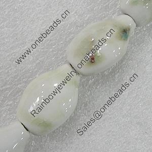 Ceramics Beads, Bottle 26x18mm Hole:3mm, Sold by Bag