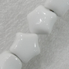 Ceramics Beads, Star 15mm Hole:2mm, Sold by Bag